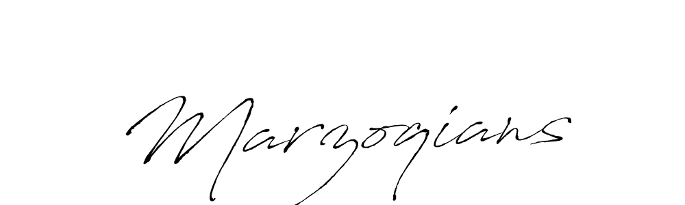 How to make Marzoqians name signature. Use Antro_Vectra style for creating short signs online. This is the latest handwritten sign. Marzoqians signature style 6 images and pictures png