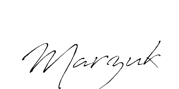 Make a beautiful signature design for name Marzuk. With this signature (Antro_Vectra) style, you can create a handwritten signature for free. Marzuk signature style 6 images and pictures png