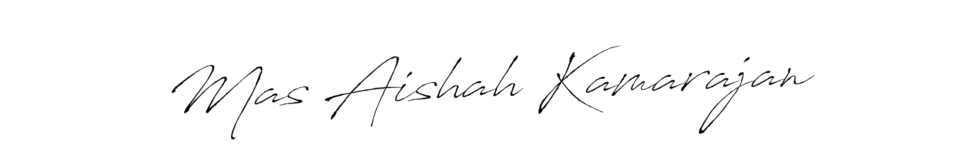 Also we have Mas Aishah Kamarajan name is the best signature style. Create professional handwritten signature collection using Antro_Vectra autograph style. Mas Aishah Kamarajan signature style 6 images and pictures png