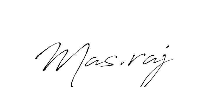 Make a beautiful signature design for name Mas.raj. With this signature (Antro_Vectra) style, you can create a handwritten signature for free. Mas.raj signature style 6 images and pictures png