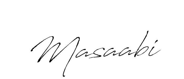 How to make Masaabi signature? Antro_Vectra is a professional autograph style. Create handwritten signature for Masaabi name. Masaabi signature style 6 images and pictures png