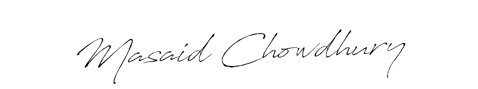 The best way (Antro_Vectra) to make a short signature is to pick only two or three words in your name. The name Masaid Chowdhury include a total of six letters. For converting this name. Masaid Chowdhury signature style 6 images and pictures png