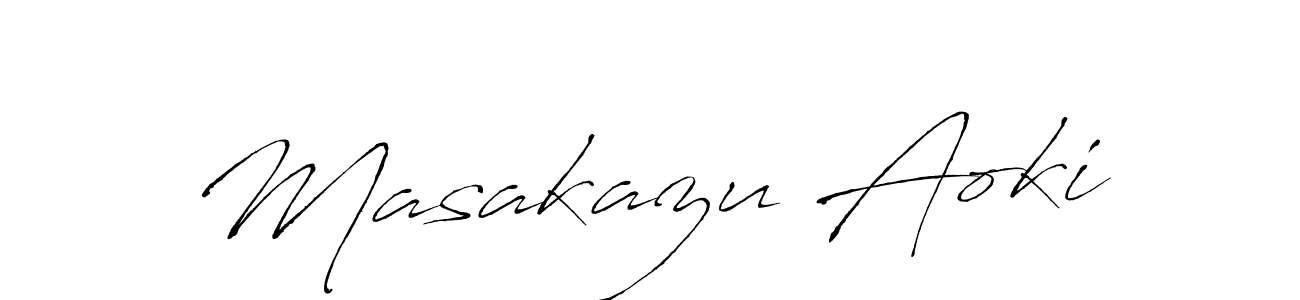 The best way (Antro_Vectra) to make a short signature is to pick only two or three words in your name. The name Masakazu Aoki include a total of six letters. For converting this name. Masakazu Aoki signature style 6 images and pictures png