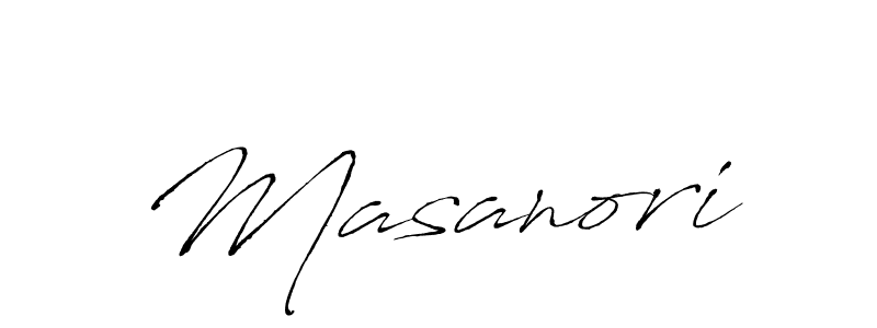 Make a beautiful signature design for name Masanori. With this signature (Antro_Vectra) style, you can create a handwritten signature for free. Masanori signature style 6 images and pictures png