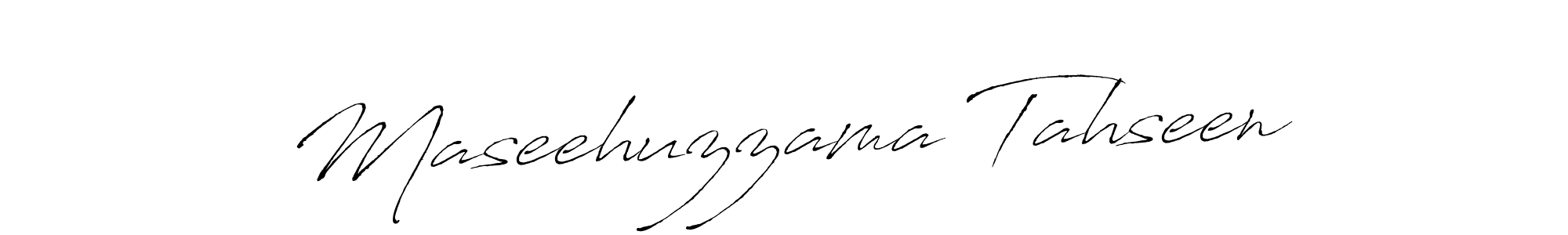 Also we have Maseehuzzama Tahseen name is the best signature style. Create professional handwritten signature collection using Antro_Vectra autograph style. Maseehuzzama Tahseen signature style 6 images and pictures png