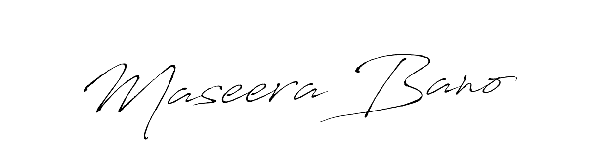 Also You can easily find your signature by using the search form. We will create Maseera Bano name handwritten signature images for you free of cost using Antro_Vectra sign style. Maseera Bano signature style 6 images and pictures png