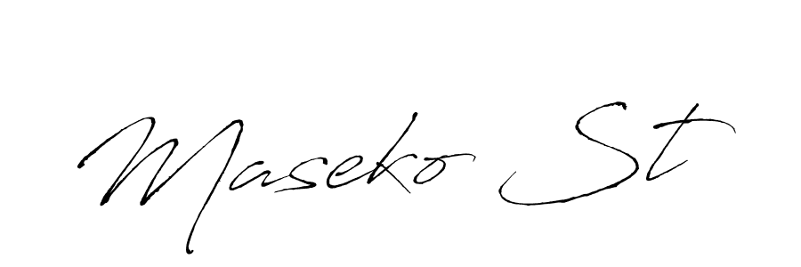 You can use this online signature creator to create a handwritten signature for the name Maseko St. This is the best online autograph maker. Maseko St signature style 6 images and pictures png