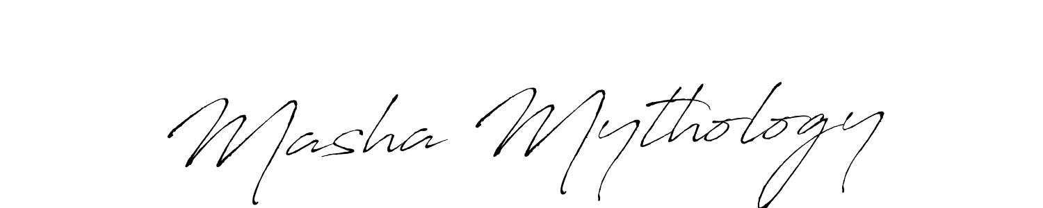 Masha Mythology stylish signature style. Best Handwritten Sign (Antro_Vectra) for my name. Handwritten Signature Collection Ideas for my name Masha Mythology. Masha Mythology signature style 6 images and pictures png