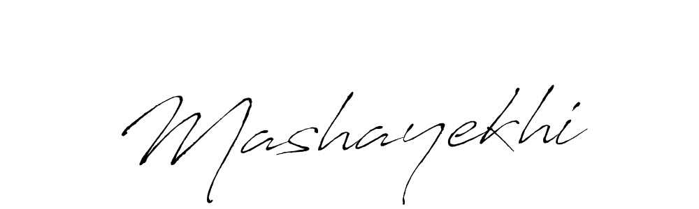 Create a beautiful signature design for name Mashayekhi. With this signature (Antro_Vectra) fonts, you can make a handwritten signature for free. Mashayekhi signature style 6 images and pictures png