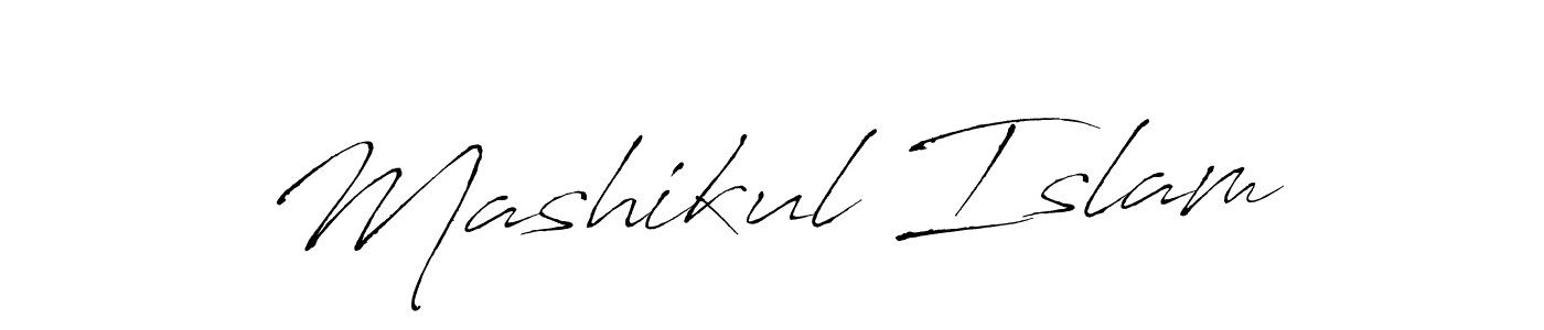 Mashikul Islam stylish signature style. Best Handwritten Sign (Antro_Vectra) for my name. Handwritten Signature Collection Ideas for my name Mashikul Islam. Mashikul Islam signature style 6 images and pictures png