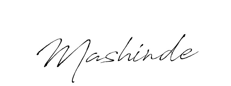 Make a beautiful signature design for name Mashinde. With this signature (Antro_Vectra) style, you can create a handwritten signature for free. Mashinde signature style 6 images and pictures png