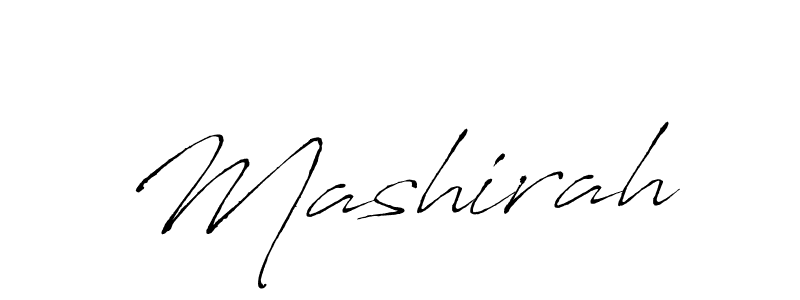 Design your own signature with our free online signature maker. With this signature software, you can create a handwritten (Antro_Vectra) signature for name Mashirah. Mashirah signature style 6 images and pictures png