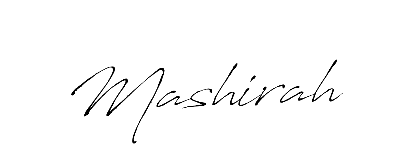 Design your own signature with our free online signature maker. With this signature software, you can create a handwritten (Antro_Vectra) signature for name Mashirah. Mashirah signature style 6 images and pictures png