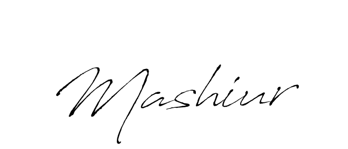 How to make Mashiur name signature. Use Antro_Vectra style for creating short signs online. This is the latest handwritten sign. Mashiur signature style 6 images and pictures png