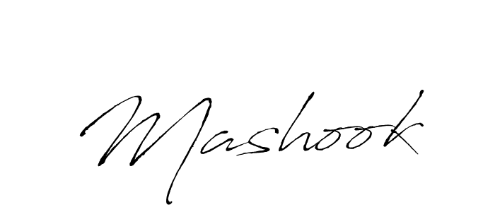 You should practise on your own different ways (Antro_Vectra) to write your name (Mashook) in signature. don't let someone else do it for you. Mashook signature style 6 images and pictures png
