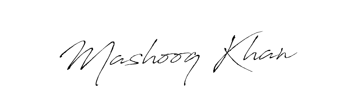 The best way (Antro_Vectra) to make a short signature is to pick only two or three words in your name. The name Mashooq Khan include a total of six letters. For converting this name. Mashooq Khan signature style 6 images and pictures png