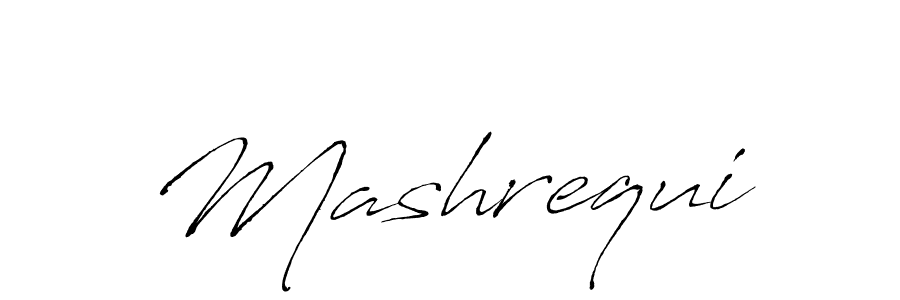 Design your own signature with our free online signature maker. With this signature software, you can create a handwritten (Antro_Vectra) signature for name Mashrequi. Mashrequi signature style 6 images and pictures png