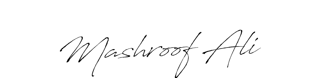 You should practise on your own different ways (Antro_Vectra) to write your name (Mashroof Ali) in signature. don't let someone else do it for you. Mashroof Ali signature style 6 images and pictures png