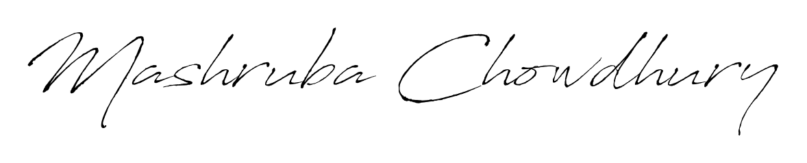 How to make Mashruba Chowdhury signature? Antro_Vectra is a professional autograph style. Create handwritten signature for Mashruba Chowdhury name. Mashruba Chowdhury signature style 6 images and pictures png