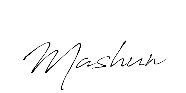 How to make Mashun name signature. Use Antro_Vectra style for creating short signs online. This is the latest handwritten sign. Mashun signature style 6 images and pictures png