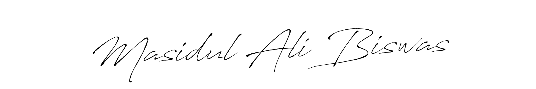Design your own signature with our free online signature maker. With this signature software, you can create a handwritten (Antro_Vectra) signature for name Masidul Ali Biswas. Masidul Ali Biswas signature style 6 images and pictures png