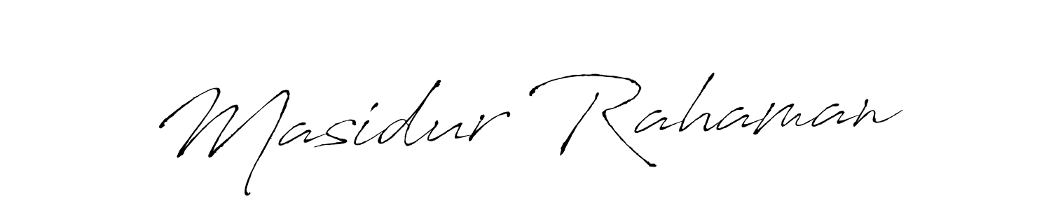 Use a signature maker to create a handwritten signature online. With this signature software, you can design (Antro_Vectra) your own signature for name Masidur Rahaman. Masidur Rahaman signature style 6 images and pictures png