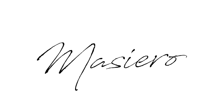 The best way (Antro_Vectra) to make a short signature is to pick only two or three words in your name. The name Masiero include a total of six letters. For converting this name. Masiero signature style 6 images and pictures png