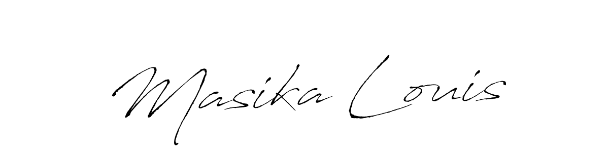 Once you've used our free online signature maker to create your best signature Antro_Vectra style, it's time to enjoy all of the benefits that Masika Louis name signing documents. Masika Louis signature style 6 images and pictures png