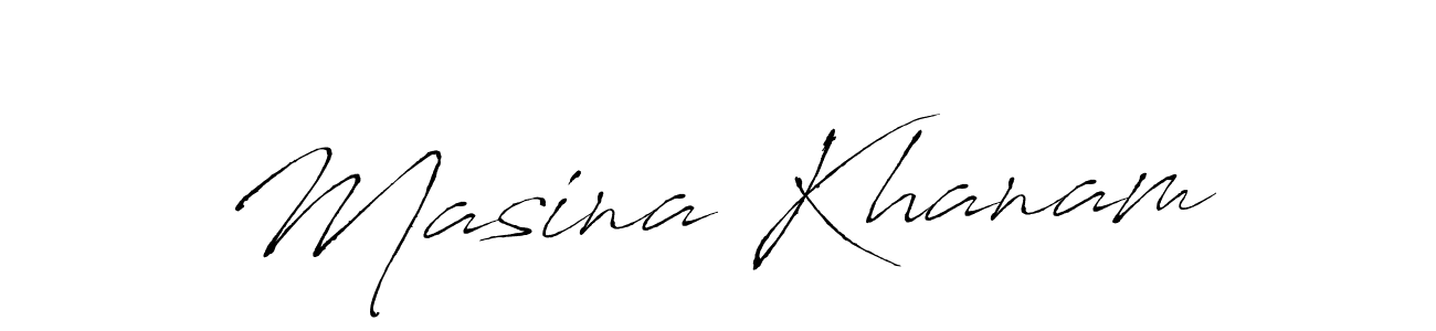 It looks lik you need a new signature style for name Masina Khanam. Design unique handwritten (Antro_Vectra) signature with our free signature maker in just a few clicks. Masina Khanam signature style 6 images and pictures png
