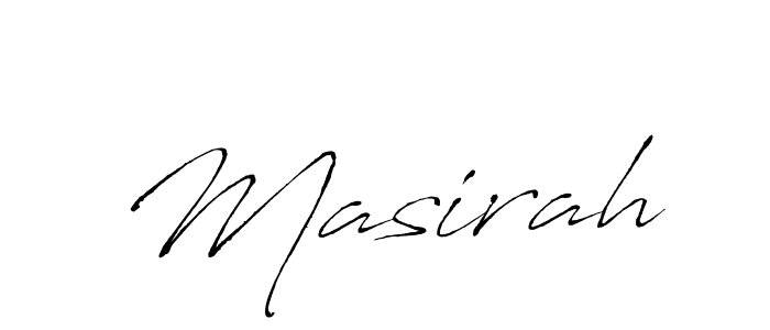 The best way (Antro_Vectra) to make a short signature is to pick only two or three words in your name. The name Masirah include a total of six letters. For converting this name. Masirah signature style 6 images and pictures png