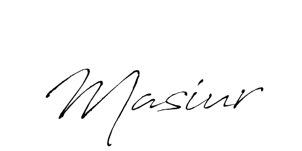 The best way (Antro_Vectra) to make a short signature is to pick only two or three words in your name. The name Masiur include a total of six letters. For converting this name. Masiur signature style 6 images and pictures png