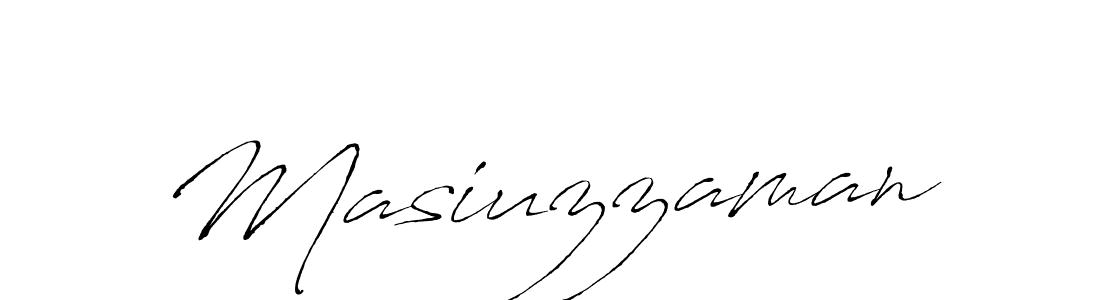 Design your own signature with our free online signature maker. With this signature software, you can create a handwritten (Antro_Vectra) signature for name Masiuzzaman. Masiuzzaman signature style 6 images and pictures png