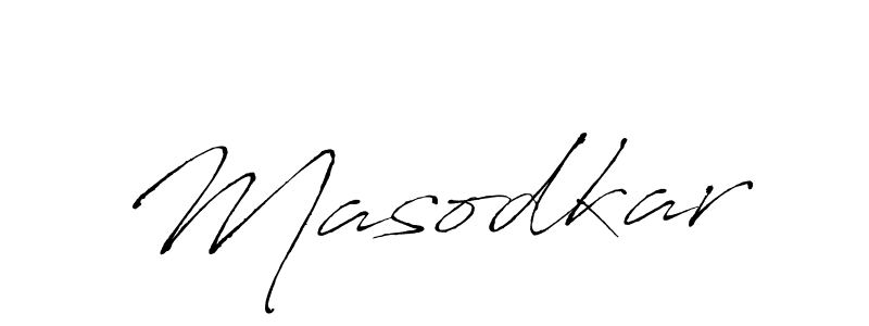 Make a beautiful signature design for name Masodkar. With this signature (Antro_Vectra) style, you can create a handwritten signature for free. Masodkar signature style 6 images and pictures png