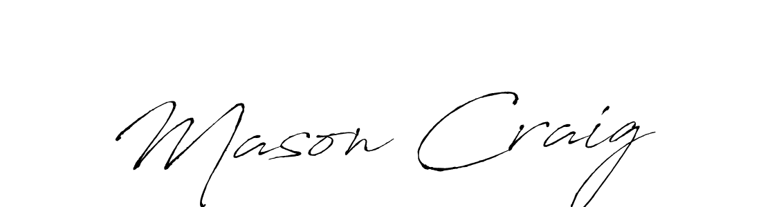 Also You can easily find your signature by using the search form. We will create Mason Craig name handwritten signature images for you free of cost using Antro_Vectra sign style. Mason Craig signature style 6 images and pictures png