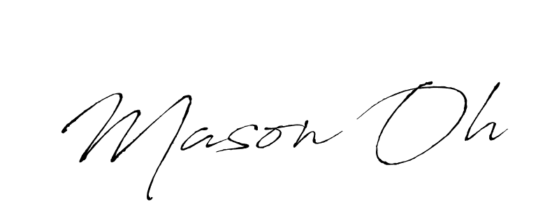 Make a beautiful signature design for name Mason Oh. Use this online signature maker to create a handwritten signature for free. Mason Oh signature style 6 images and pictures png