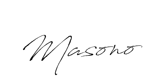 How to make Masono name signature. Use Antro_Vectra style for creating short signs online. This is the latest handwritten sign. Masono signature style 6 images and pictures png