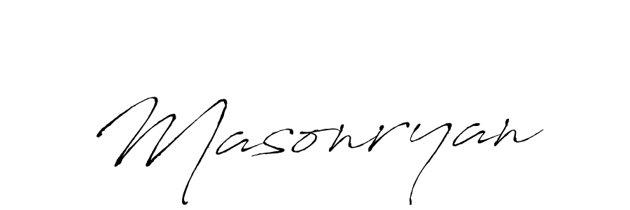 How to make Masonryan name signature. Use Antro_Vectra style for creating short signs online. This is the latest handwritten sign. Masonryan signature style 6 images and pictures png