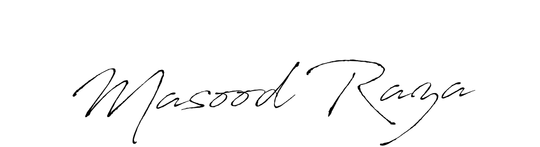 Masood Raza stylish signature style. Best Handwritten Sign (Antro_Vectra) for my name. Handwritten Signature Collection Ideas for my name Masood Raza. Masood Raza signature style 6 images and pictures png