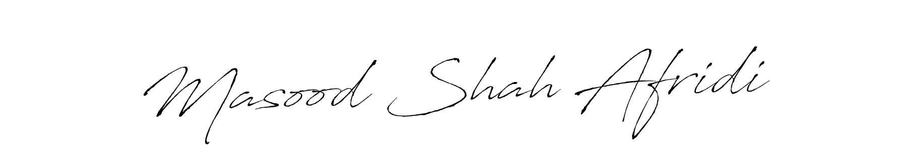 Create a beautiful signature design for name Masood Shah Afridi. With this signature (Antro_Vectra) fonts, you can make a handwritten signature for free. Masood Shah Afridi signature style 6 images and pictures png