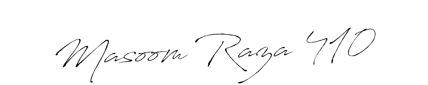 Also You can easily find your signature by using the search form. We will create Masoom Raza 410 name handwritten signature images for you free of cost using Antro_Vectra sign style. Masoom Raza 410 signature style 6 images and pictures png