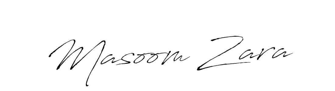 if you are searching for the best signature style for your name Masoom Zara. so please give up your signature search. here we have designed multiple signature styles  using Antro_Vectra. Masoom Zara signature style 6 images and pictures png