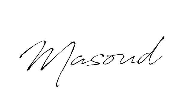 Create a beautiful signature design for name Masoud. With this signature (Antro_Vectra) fonts, you can make a handwritten signature for free. Masoud signature style 6 images and pictures png