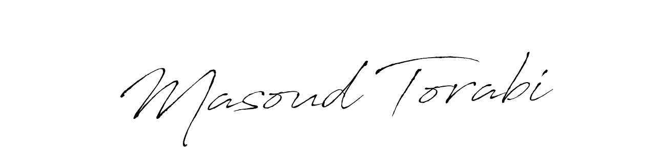 The best way (Antro_Vectra) to make a short signature is to pick only two or three words in your name. The name Masoud Torabi include a total of six letters. For converting this name. Masoud Torabi signature style 6 images and pictures png