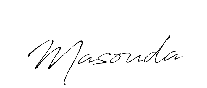 Use a signature maker to create a handwritten signature online. With this signature software, you can design (Antro_Vectra) your own signature for name Masouda. Masouda signature style 6 images and pictures png