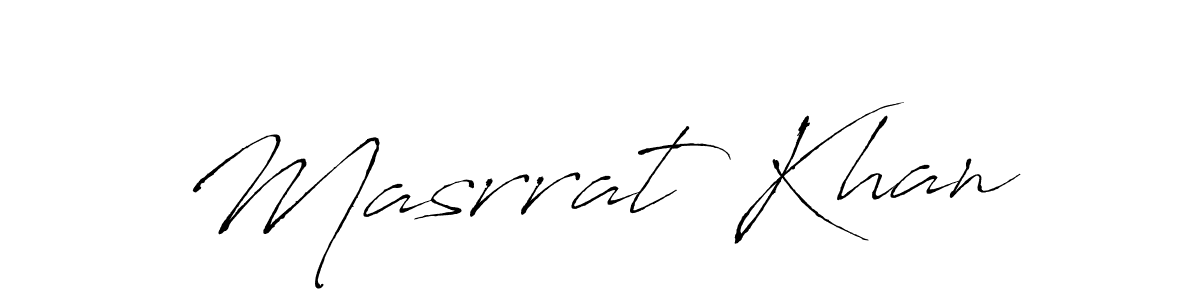 Similarly Antro_Vectra is the best handwritten signature design. Signature creator online .You can use it as an online autograph creator for name Masrrat Khan. Masrrat Khan signature style 6 images and pictures png