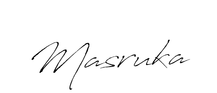 How to make Masruka name signature. Use Antro_Vectra style for creating short signs online. This is the latest handwritten sign. Masruka signature style 6 images and pictures png