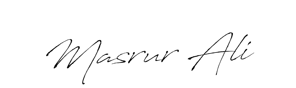 Make a beautiful signature design for name Masrur Ali. Use this online signature maker to create a handwritten signature for free. Masrur Ali signature style 6 images and pictures png