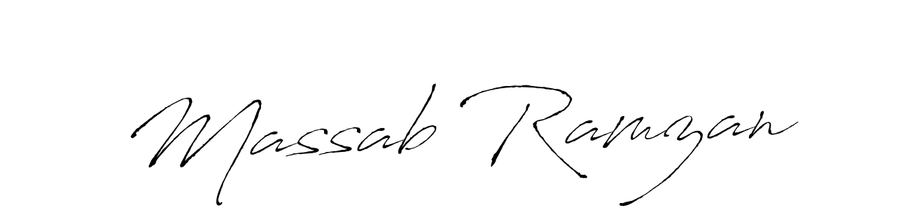 It looks lik you need a new signature style for name Massab Ramzan. Design unique handwritten (Antro_Vectra) signature with our free signature maker in just a few clicks. Massab Ramzan signature style 6 images and pictures png