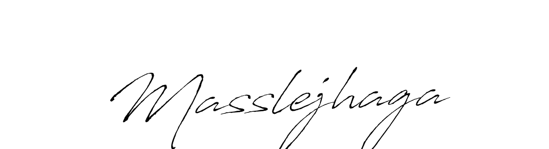 Design your own signature with our free online signature maker. With this signature software, you can create a handwritten (Antro_Vectra) signature for name Masslejhaga. Masslejhaga signature style 6 images and pictures png