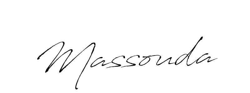 Massouda stylish signature style. Best Handwritten Sign (Antro_Vectra) for my name. Handwritten Signature Collection Ideas for my name Massouda. Massouda signature style 6 images and pictures png